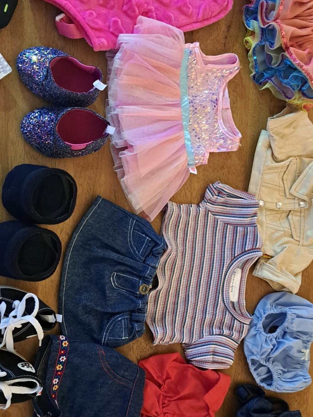 Build a Bear BABW Clothes Mixed Lot SHOES Vintage backpack shirt skirt Y2K dress